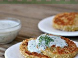 Pickled “Fried” Green Tomatoes with Buttermilk-Herb Sauce + Weekly Menu