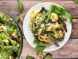 Quick Spring Pesto Tortellini Pasta Salad