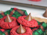 Red Velvet Peanut Butter Blossoms