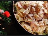 Reindeer Feed {White Chocolate Peppermint Chex Mix}