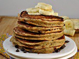 Ricotta Chocolate Chip Banana and Chia Pancakes