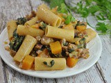 Rigatoni with Butternut Squash and Spicy Sausage