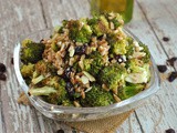 Roasted Broccoli Salad with Cranberry, Farro, and Feta + Weekly Menu