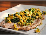 Salmon with Mango Chimichurri + Weekly Menu