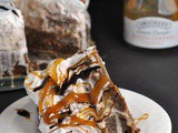 Salted Caramel Brownie Ice Cream Cake