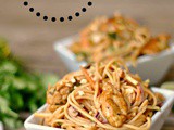 Satay Chicken Noodle Salad + Weekly Menu