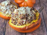 Sausage and Apple Stuffed Acorn Squash