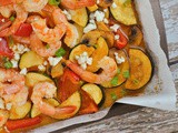 Sheet Pan Buffalo Shrimp and Veggies + Weekly Menu