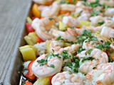 Sheet Pan Hawaiian Shrimp