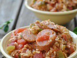 Shortcut Sausage Jambalaya + Weekly Menu