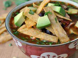 Shredded Chicken Tortilla Soup