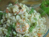 Shrimp and Barley Risotto + Weekly Menu