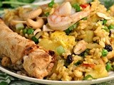 Shrimp and Pineapple Curry Fried Rice + Weekly Menu