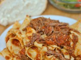 Slow Cooker Beef Ragu with Pappardelle + Weekly Menu