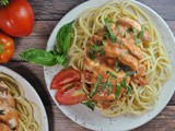 Slow Cooker Creamy Tomato Basil Chicken + Weekly Menu