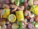 Slow Cooker Shrimp Boil + Weekly Menu