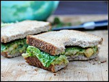 Smashed Chickpea & Avocado Salad Sandwich