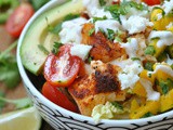 Spicy Fish Taco Bowls with Mango Pico