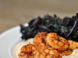 Spicy Shrimp with Cauliflower Mash and Kale