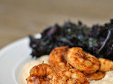 Spicy Shrimp with Cauliflower Mash and Kale