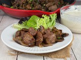 Steak Bites with Horseradish Dipping Sauce