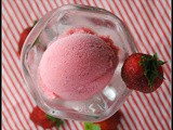 Strawberry Buttermilk Sherbet