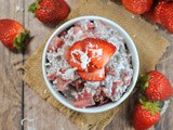 Strawberry Coconut Chia Breakfast Pudding