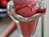 Strawberry-Rhubarb Sorbet