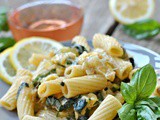 Summer Squash and Basil Pasta