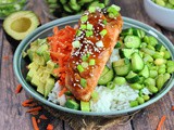 Teriyaki Salmon Bowls