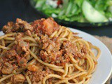 Tofu-Walnut Bolognese