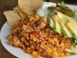 Turkey Taco Skillet + Weekly Menu