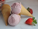 Vegan Strawberry Ice Cream