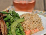 Walnut-Rosemary Crusted Salmon