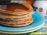 Whole Wheat Eggnog Pancakes