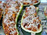 Zucchini Pizza Boats