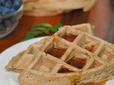 Zucchini Waffles + Weekly Menu