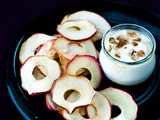 Apple Chips with Greek Yogurt Dip