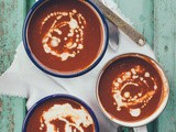 Curry Tomato Soup with Honey, Coconut Milk & Cilantro