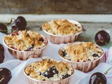 Mini Spelt Cherry Crumbles