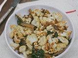 Oven Roasted Cauliflower & Chard