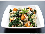 Sweet Potato, Spinach & Feta Salad