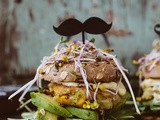 Zucchini & sweet corn burgers