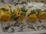 Khandvi Recipe, how to make gujrati khandvi at home