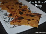 Leftover dal paratha recipe, how to make dal paratha from leftover dal