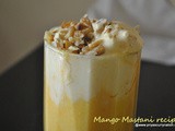 Mango Mastani Recipe, how to make pune's Mango mastani at home