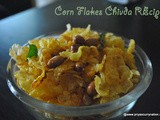 Corn Flakes Chivda Recipe, how to make makai chevda at home