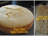 Eggless vanilla sponge cake recipe,how to make basic eggless pressure cooker cake