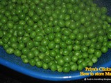 How to Preserve Green peas | How to Store matar | How to Make Frozen Matar