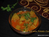Quick Potato Curry recipe, how to make Jhatpat aloo subji